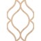 Ekena Millwork 31 16W x 46 34H x 38T Small Villarreal Decorative Fretwork Wood Ceiling Panels, Red Oak CELW31X47X0375VILRO - alternate 4